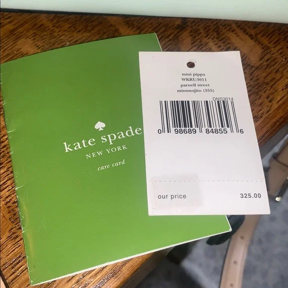 Kate Spade Mini Pippa Purse -  mint mojito color - Picture 3 of 12